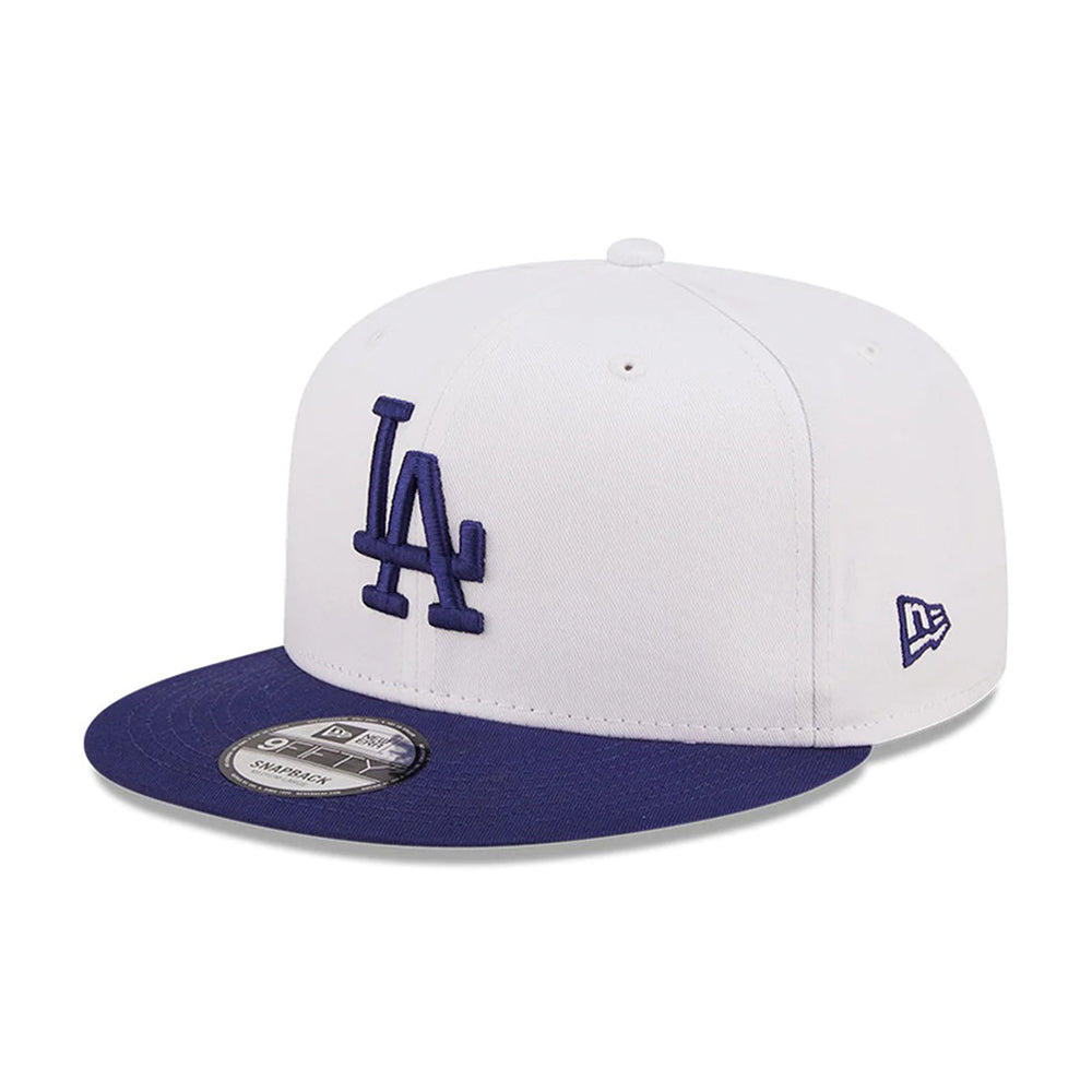 New Era - LA Dodgers 9Fifty White Crown Cap - Snapback - White/Royal Blue