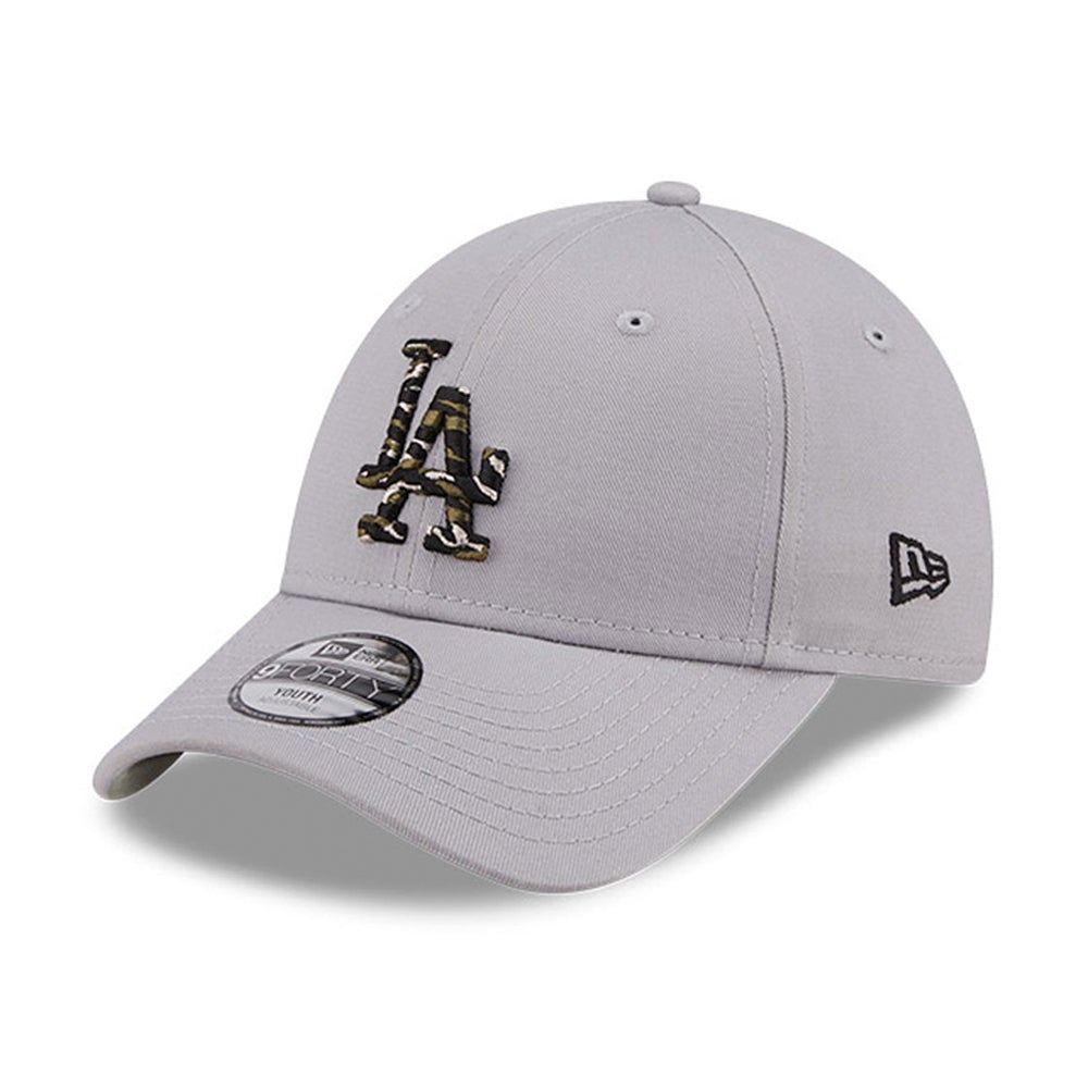 New Era - LA Dodgers 9Forty Youth - Adjustable - Grey/Wild Camo