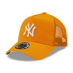 New Era - NY Yankees Tonal Mesh A Frame - Trucker/Snapback - Dark Yellow/White