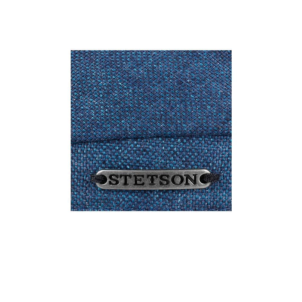 Stetson - 6 Panel Just Linen - Sixpence/Flat Cap - Navy