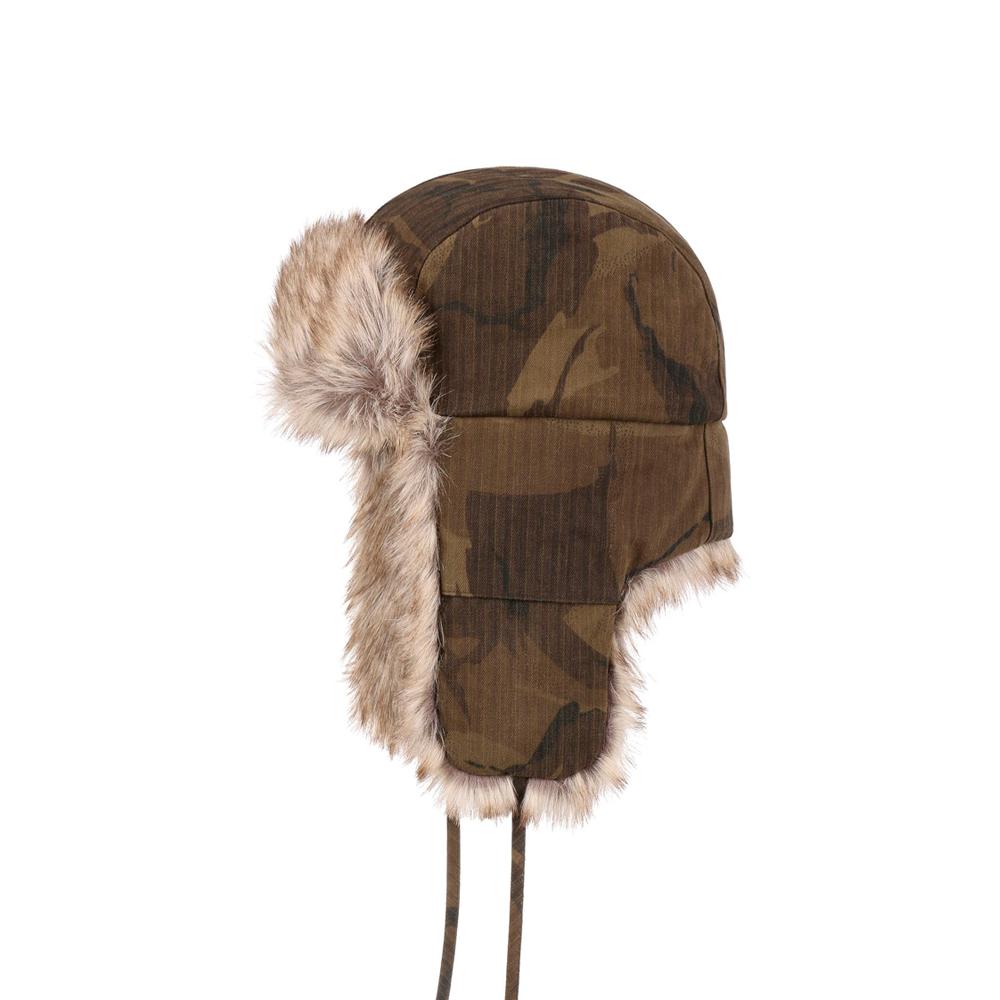 Stetson - Bomber Cap Waxed Cotton - Aviator Beanie - Camo