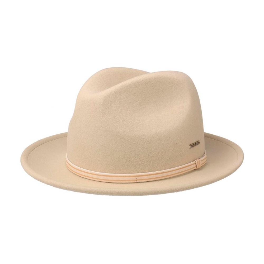 Stetson - Calhan Vitafelt Hat - Fedora - Oatmeal