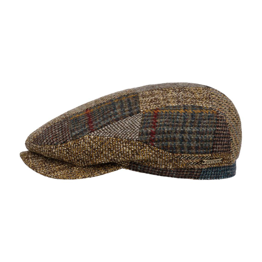 Stetson - Driver Cap Patchwork - Sixpence/Flat Cap - Brown