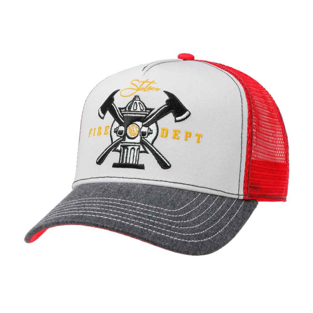 Stetson - Fire Dept - Trucker/Snapback - White/Red/Black