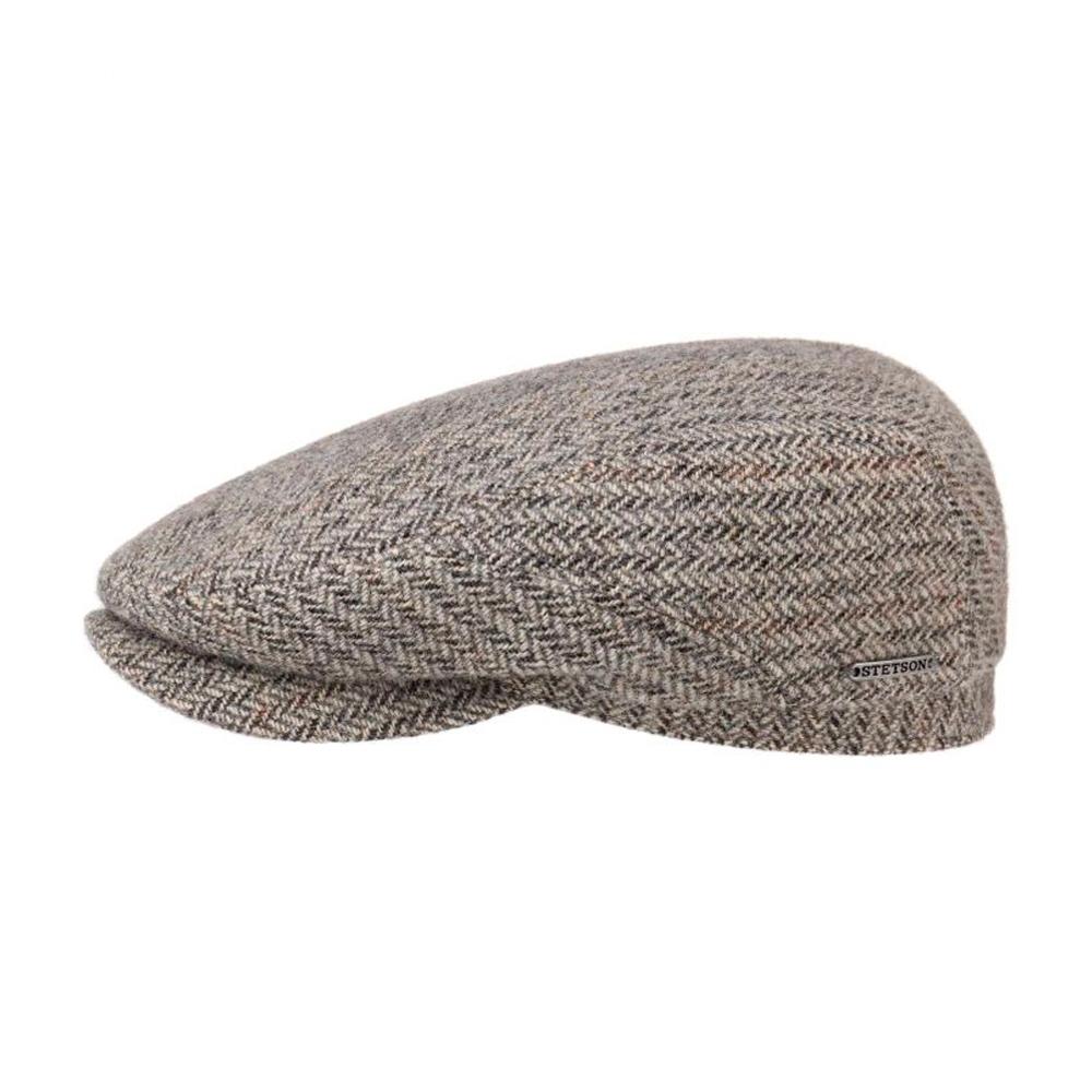 Stetson - Hastings Virgin Wool - Sixpence/Flat Cap - Grey