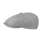 Stetson - Hatteras Ellington - Sixpence/Flat Cap - Grey Mottled