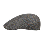 Stetson - Herringbone Harris Tweed Ivy - Sixpence/Flat Cap - Grey