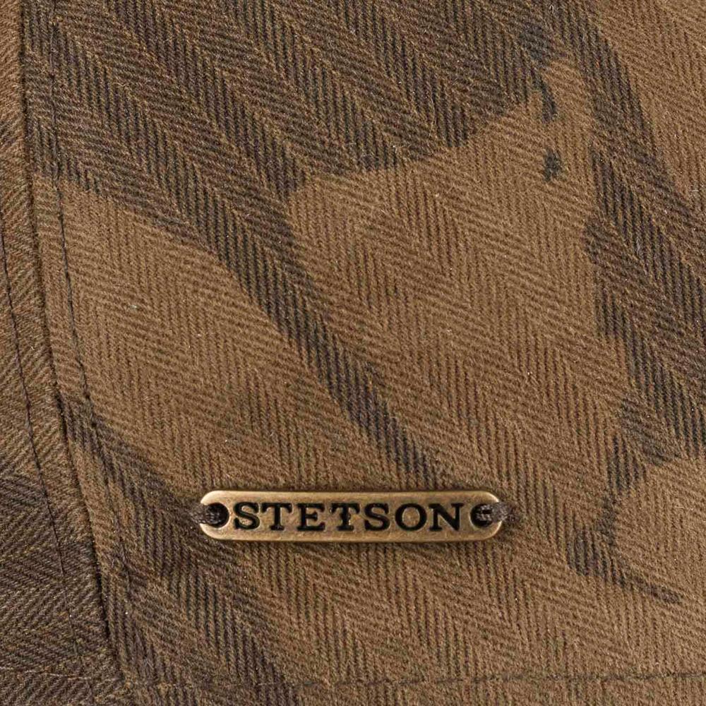Stetson - Ivy Cap Waxed Cotton - Sixpence/Flat Cap - Camo