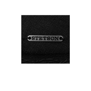 Stetson - Linen Fisherman´s Riders Cap - Sixpence/Flat Cap - Black
