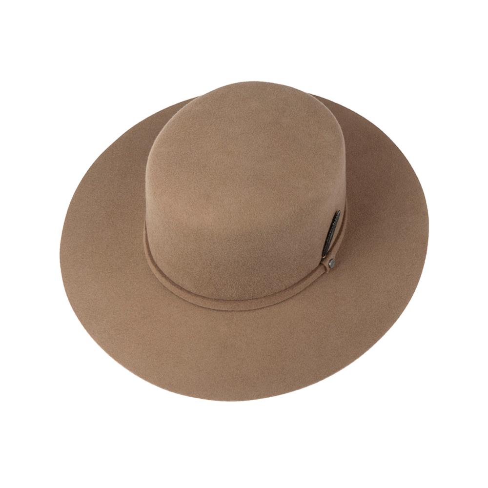 Stetson - Open Crown Wool Hat - Fedora - Beige