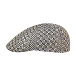 Stetson - Portigo Twotone Toyo Cap - Sixpence/Flat Cap - Nature/Blue