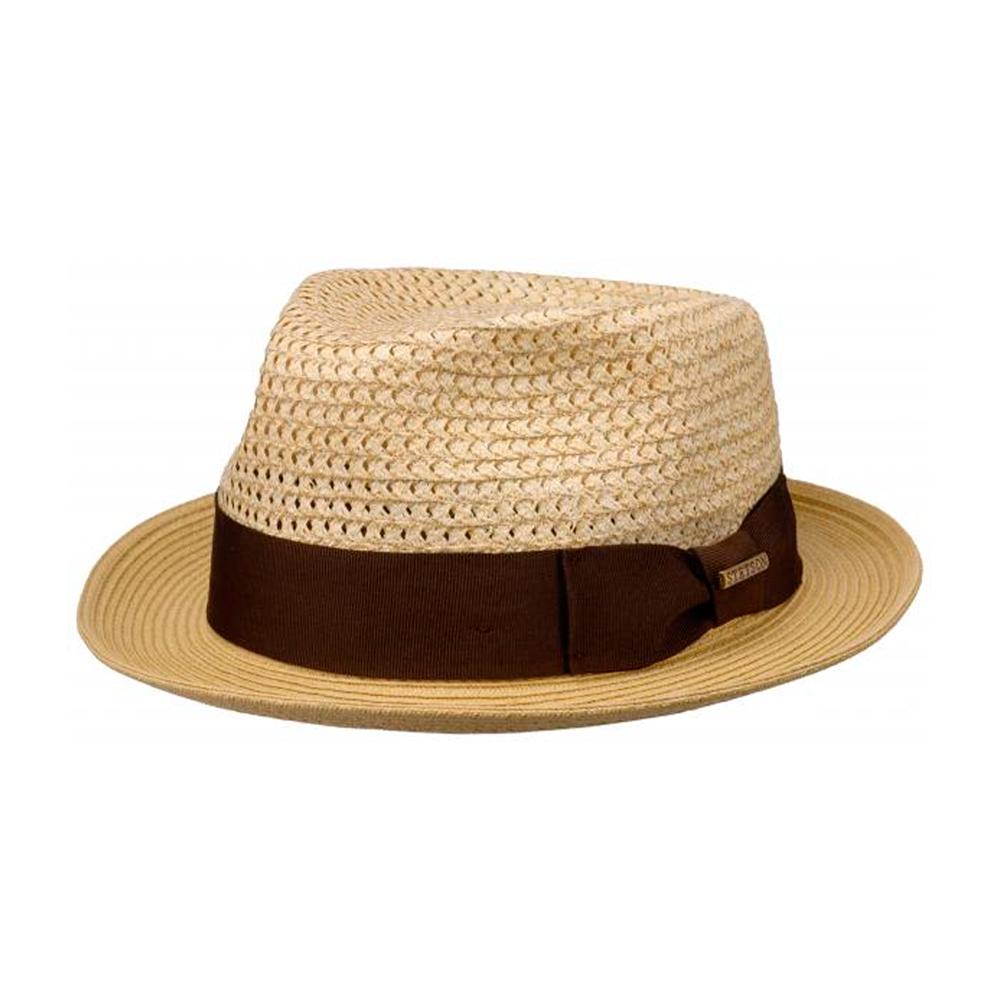 Stetson - Ribbon Toyo Player - Straw Hat - Nature/Beige