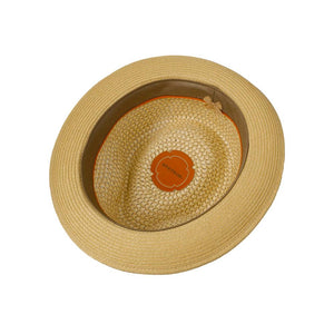 Stetson - Ribbon Toyo Player - Straw Hat - Nature/Beige