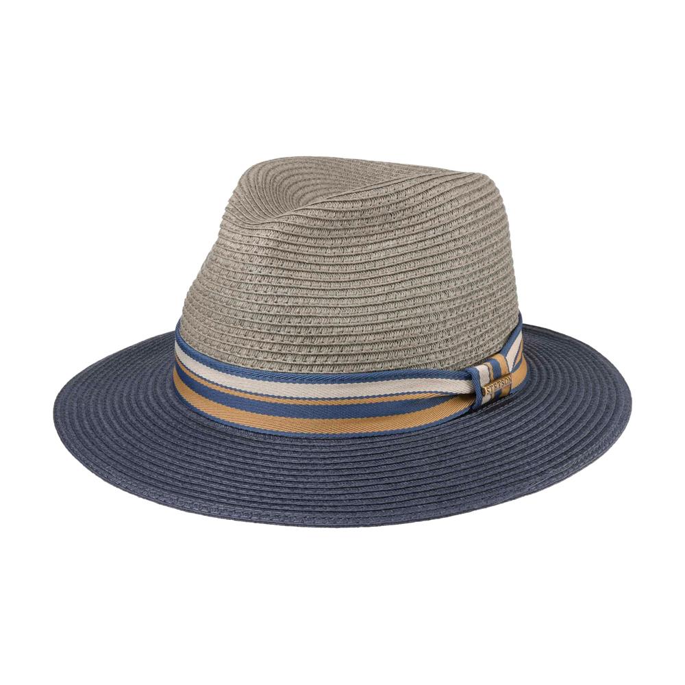 Stetson - Romaro Traveller Toyo - Straw Hat - Grey/Navy