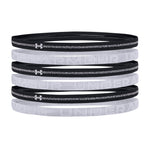 Under Armour - Heathered Mini Headbands - Accessories - Black/Mod Gray