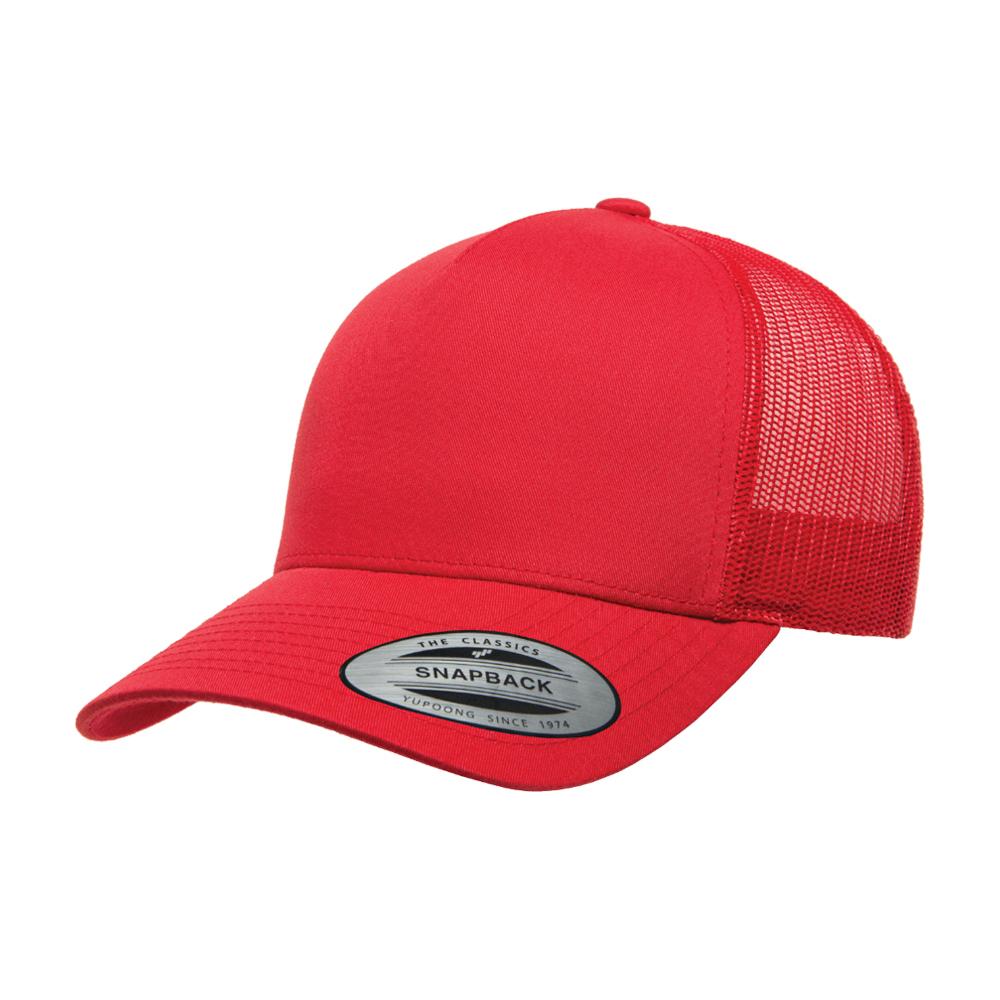 Yupoong - Trucker 5 Panel - Snapback - Red